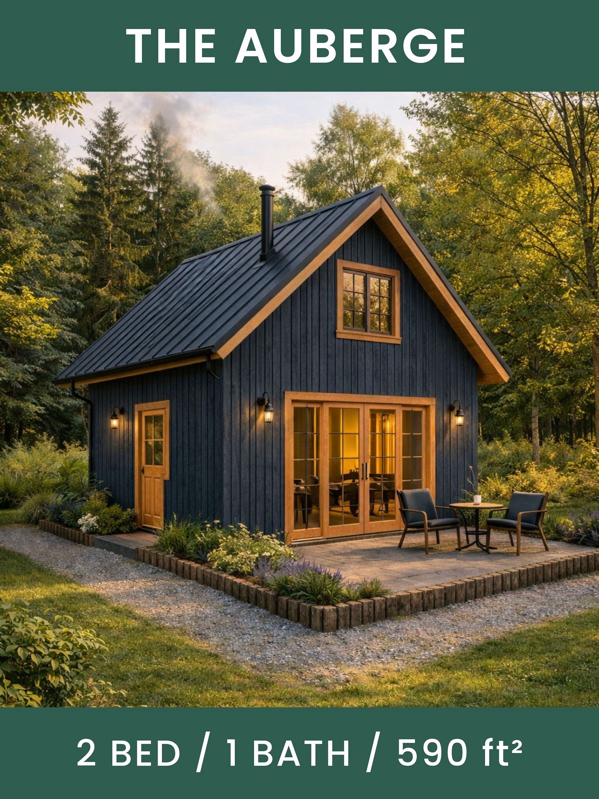The Auberge Tiny House Blueprint Set (CAD File + Materials List) product image (1)