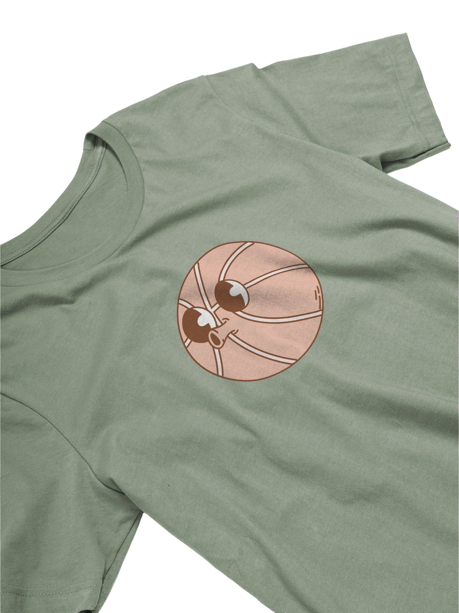 Basketball Character T-Shirt | Retro 70s Sports Cartoon Tee product image (3)