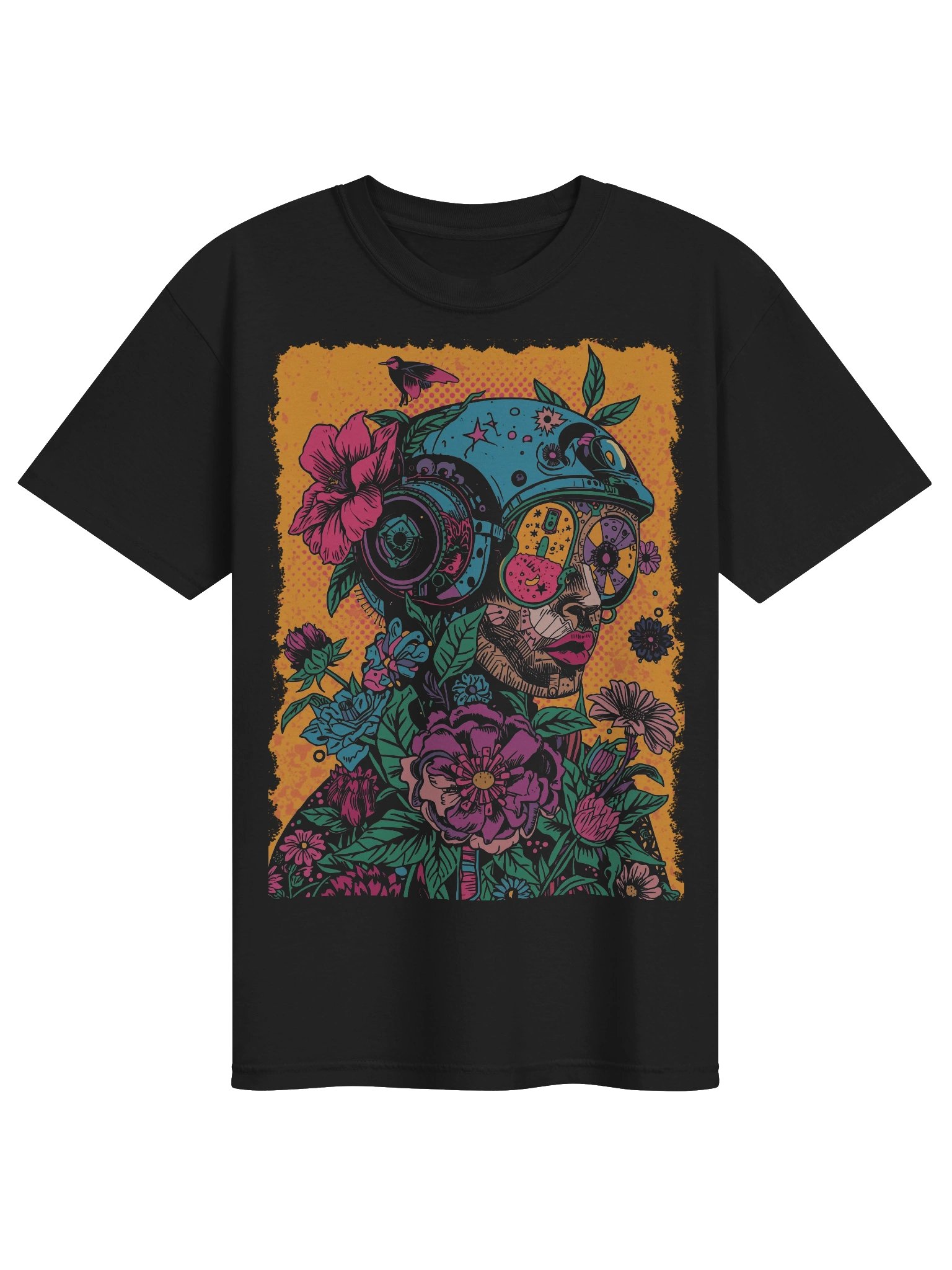 Floral Pilot Art Heavyweight Tee product image (1)