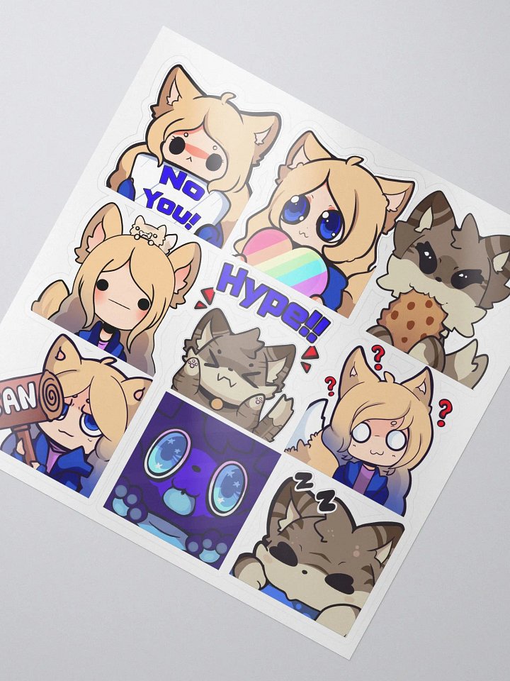 Emote stickers product image (2)