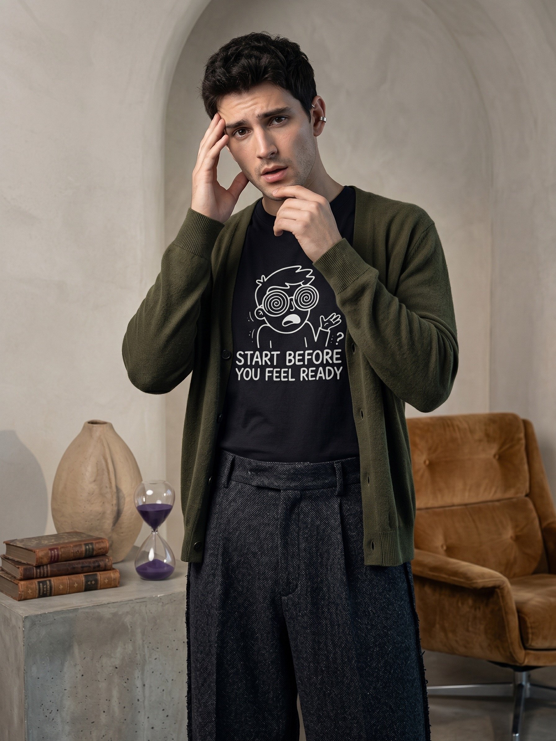 Procrastination Shirt – Start Small Mindset Tee for Overthinkers product image (3)