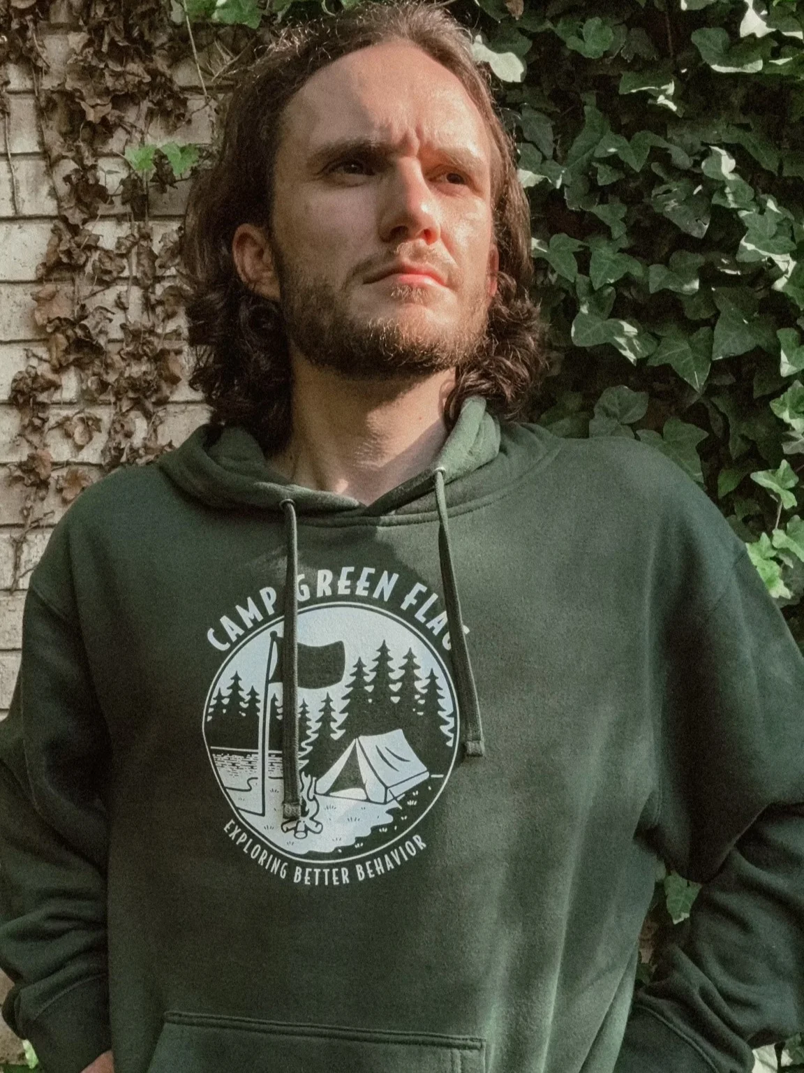 Camp Green Flag Unisex Hoodie product image (2)