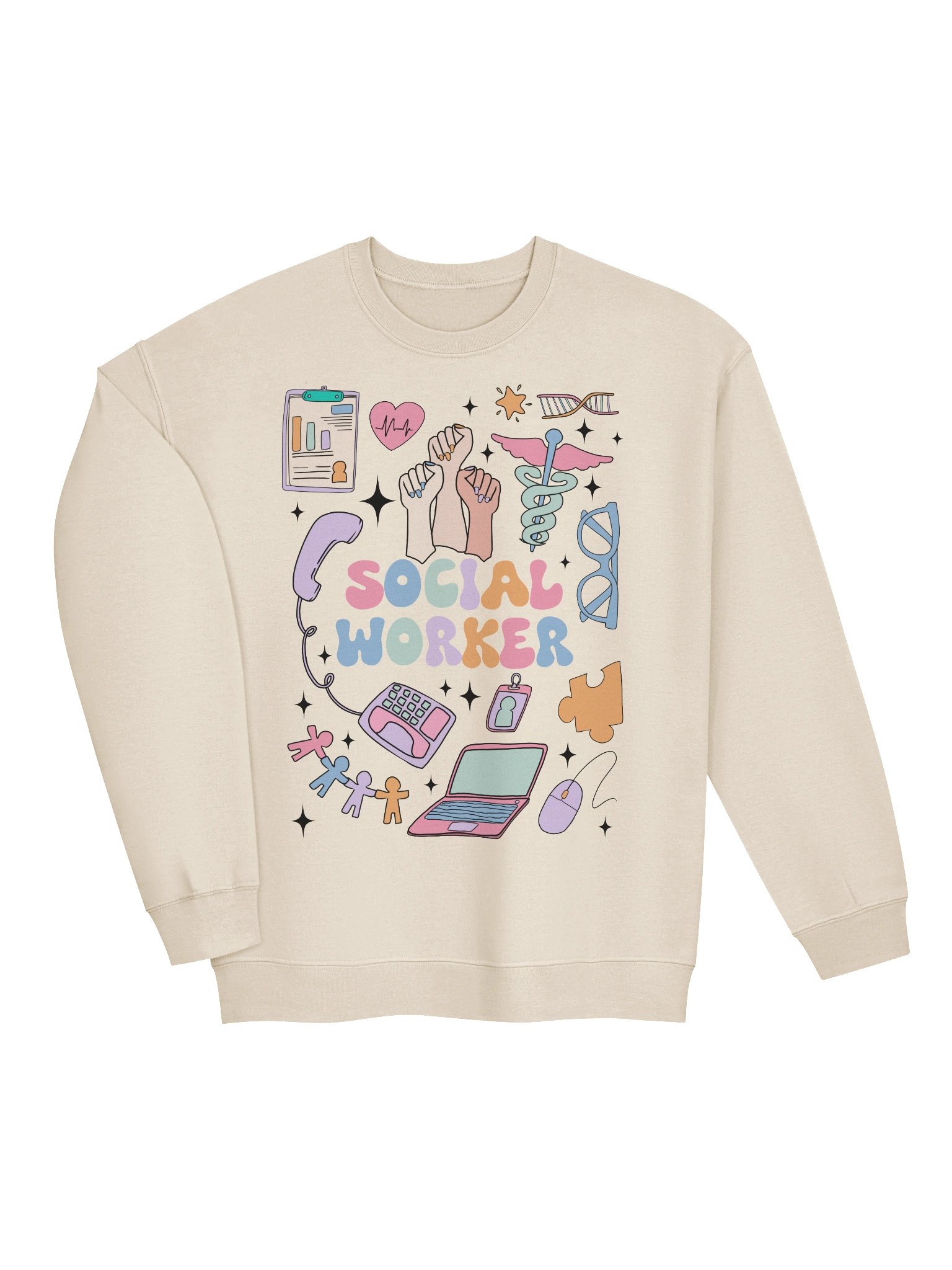 'Can't Talk, Doing Social Worker Stuff' Sweatshirt product image (31)
