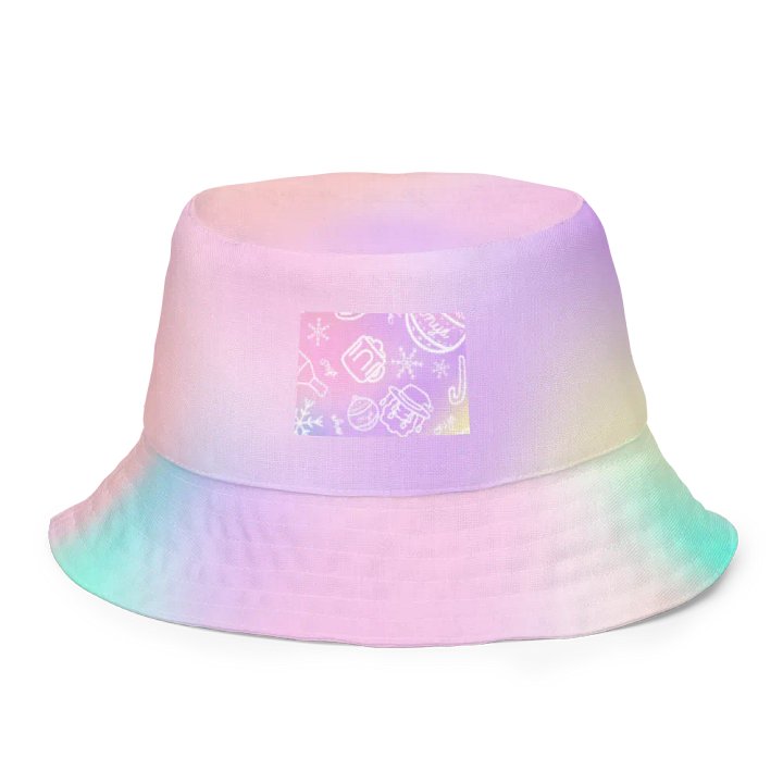 Limited Edition Christmas Tie Die Reversible Bucket Hat product image (1)