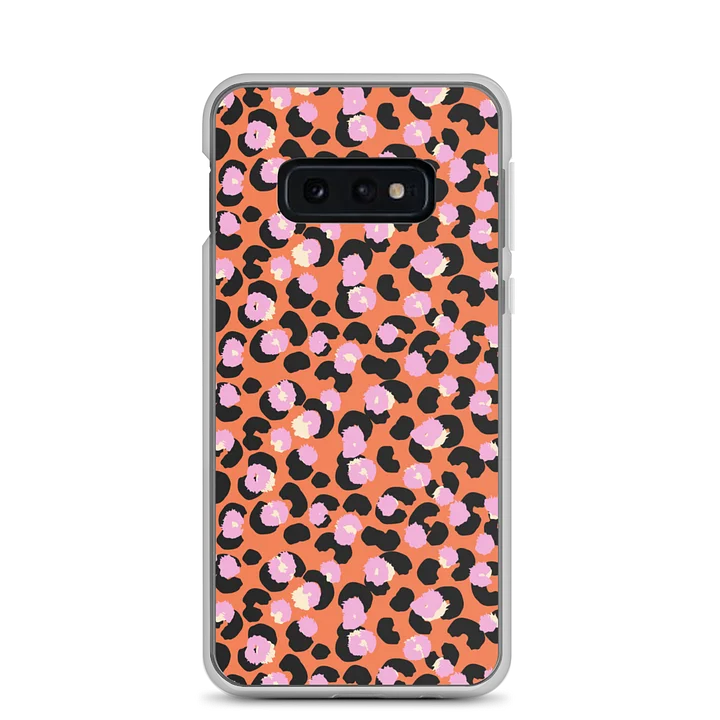 Stylish Bold Leopard Print Clear Case for Samsung Phones product image (3)
