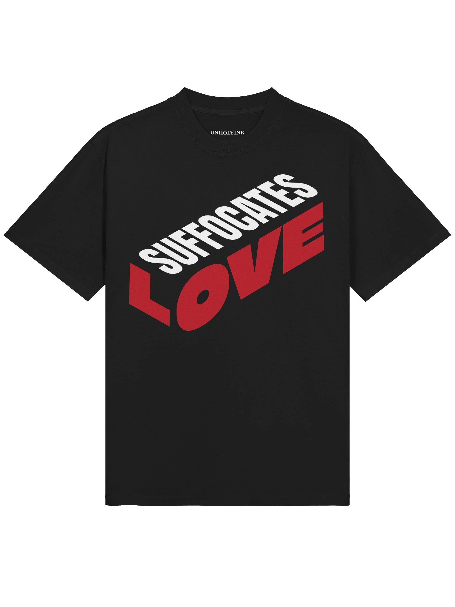 LOVE SUFFOCATES — Oversized Tee product image (2)