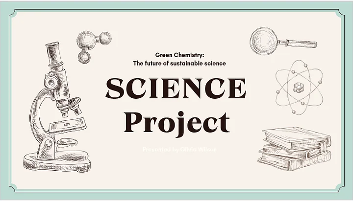 Illustrative Science Project présentation product image (1)