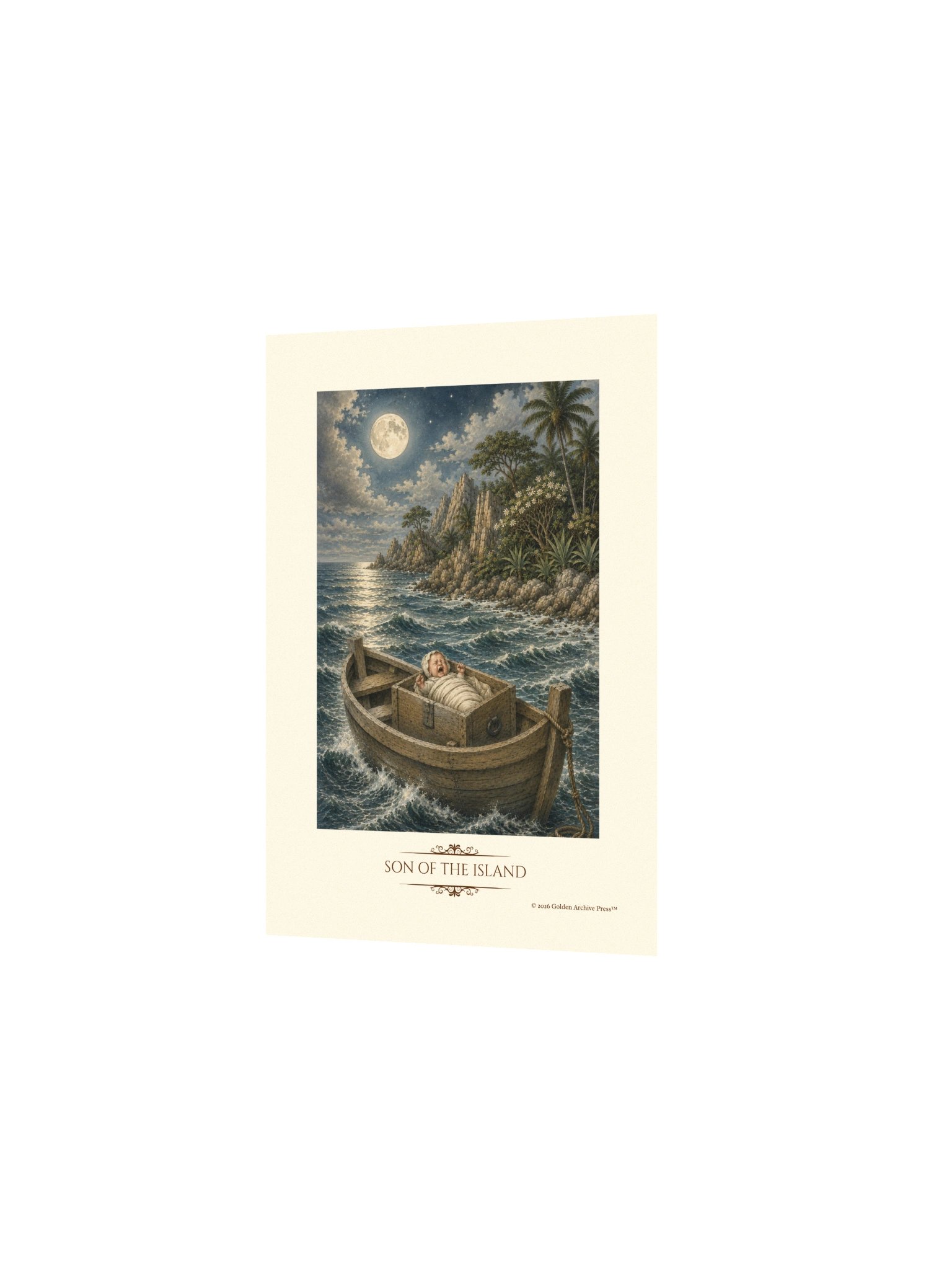 Son of the Island — Naturalist Art Print (Baby and Sea) product image (13)