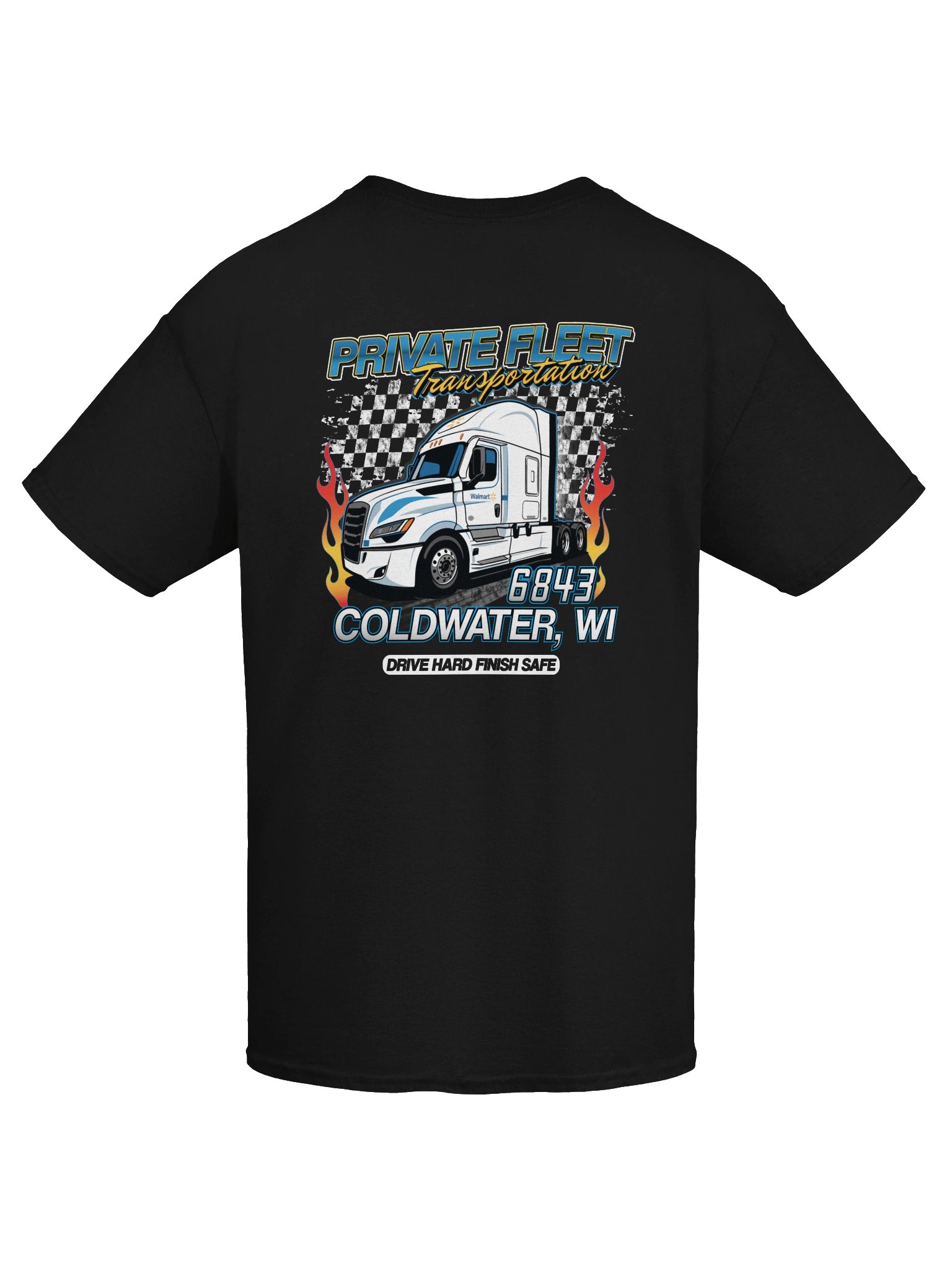 6843 Coldwater Private Fleet Racing Theme T-shirt product image (7)