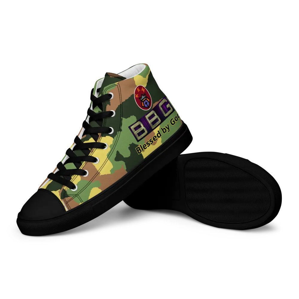 Camouflage BBG High Tops - Black Soles product image (12)