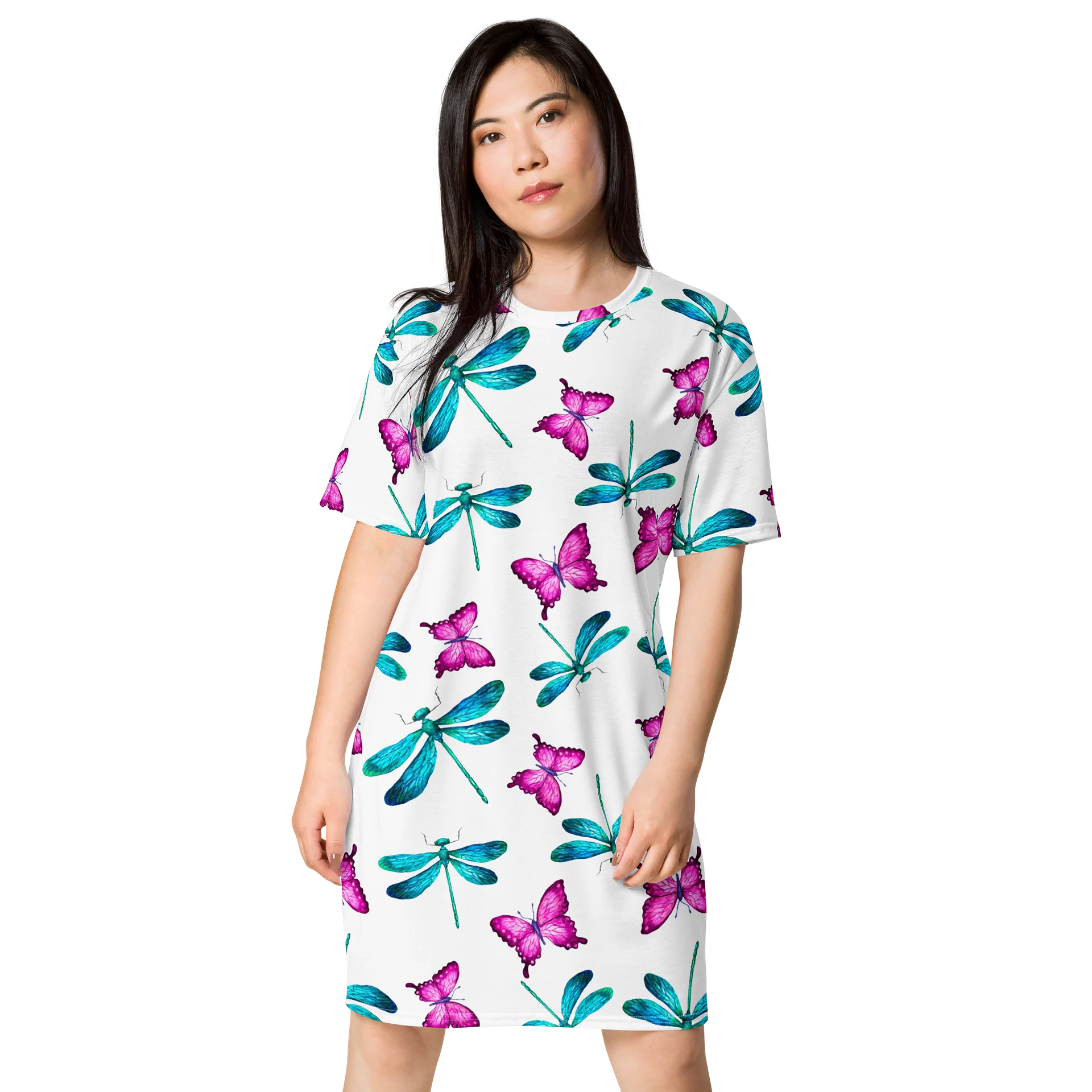 Whimsical Wings T-Shirt Dress product image (1)