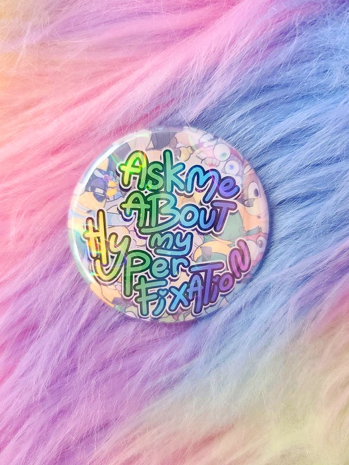 Ask Me About My Hyperfixation | Button product image (2)