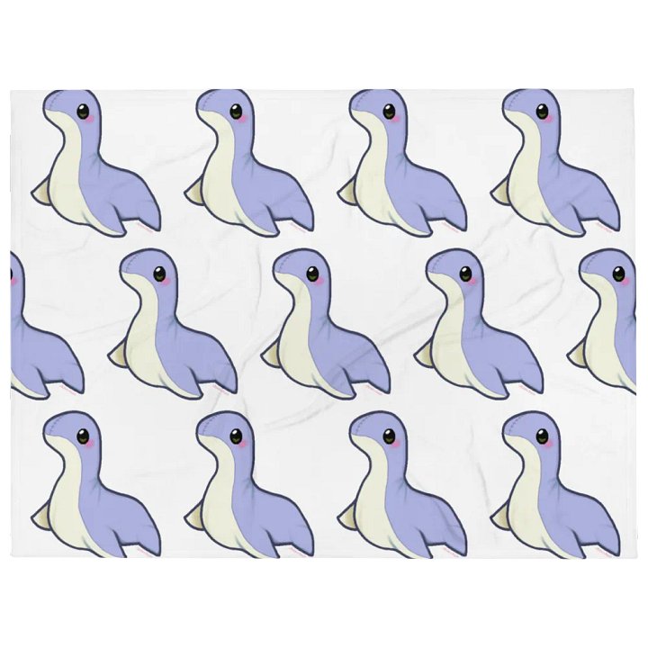 Blue Nessie Blanket product image (1)