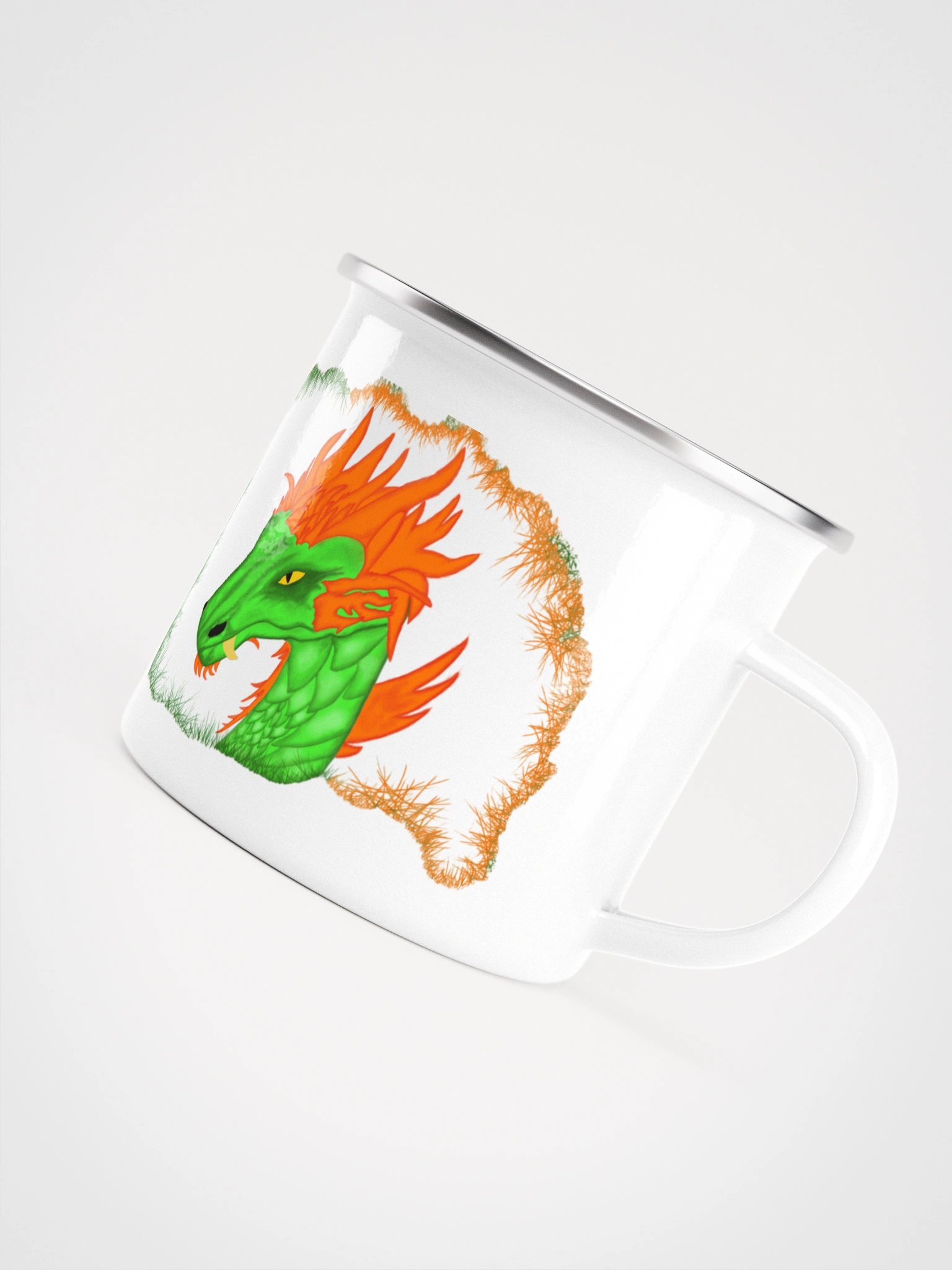 Fiery Dragon Enamel Mug product image (5)