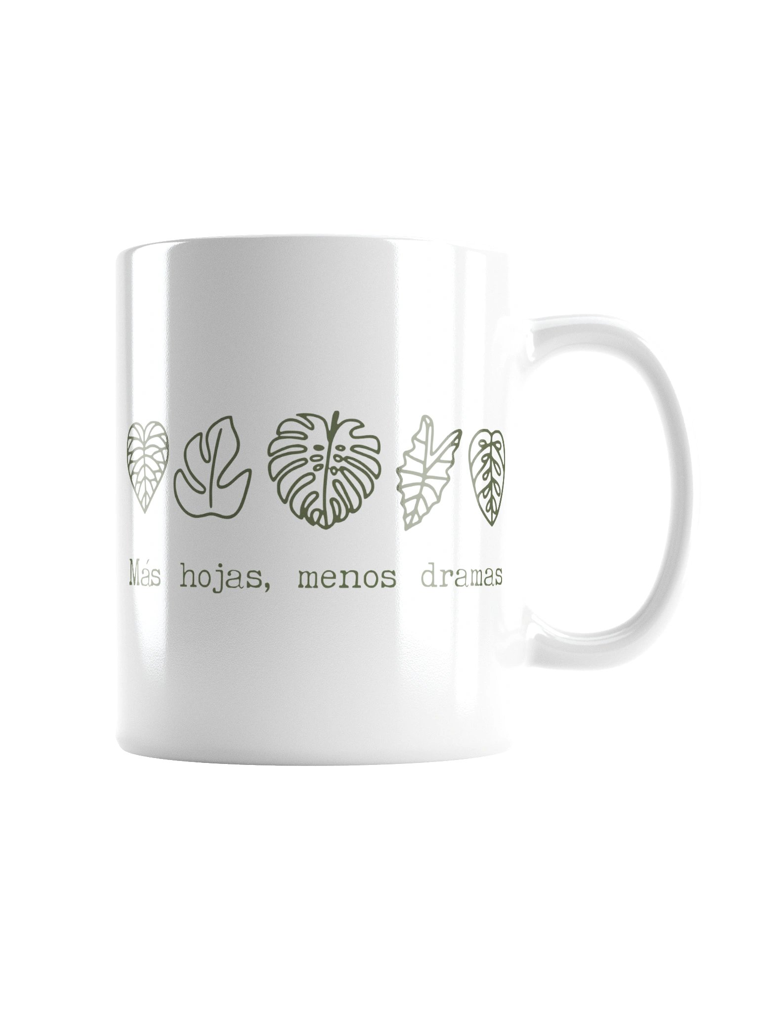 Taza Más Hojas Menos Dramas | Taza para Amantes de las Plantas | Regalo Original para Plant Lovers product image (3)