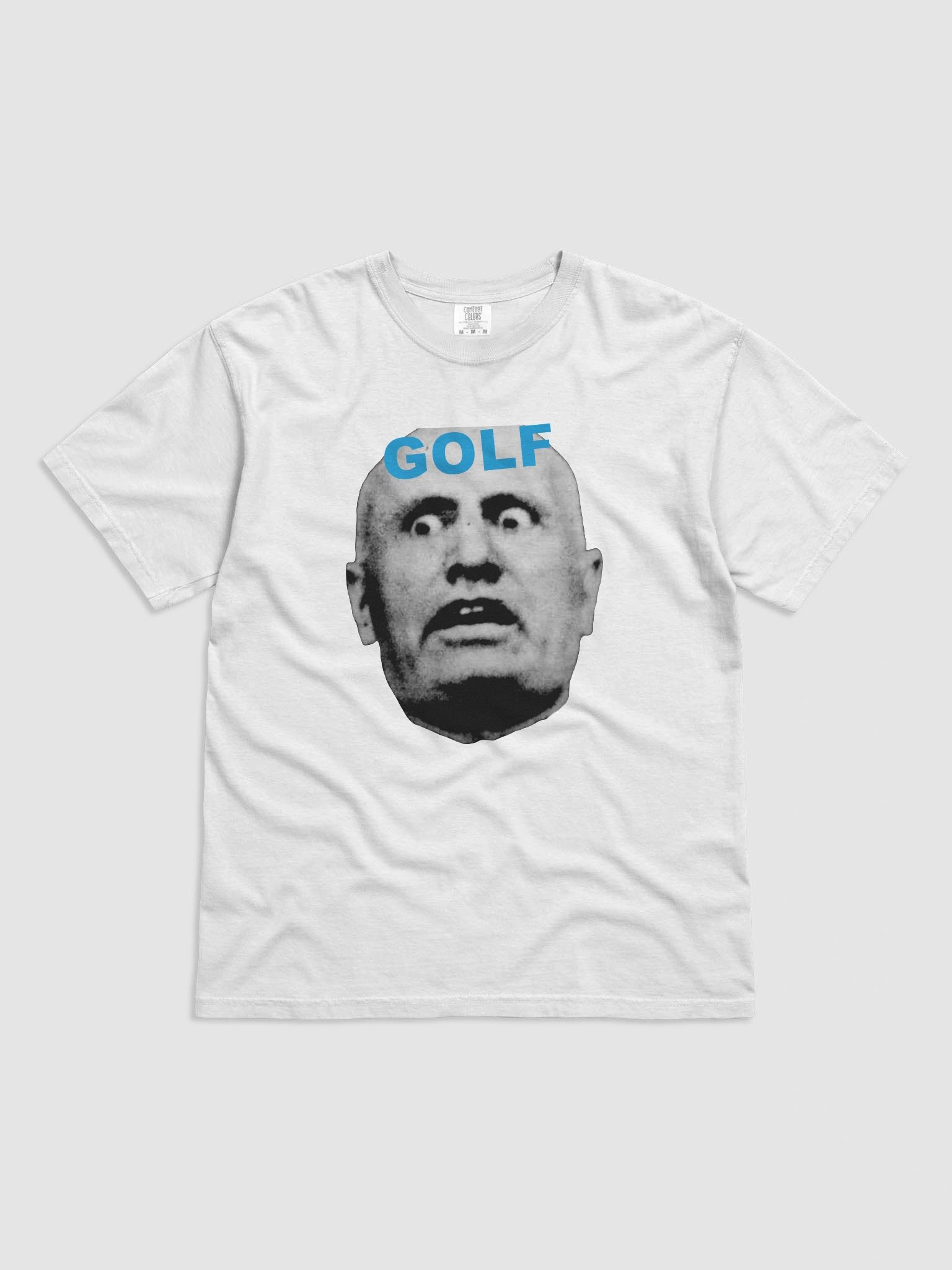 WHITE MUSSOLINI TEE product image (1)