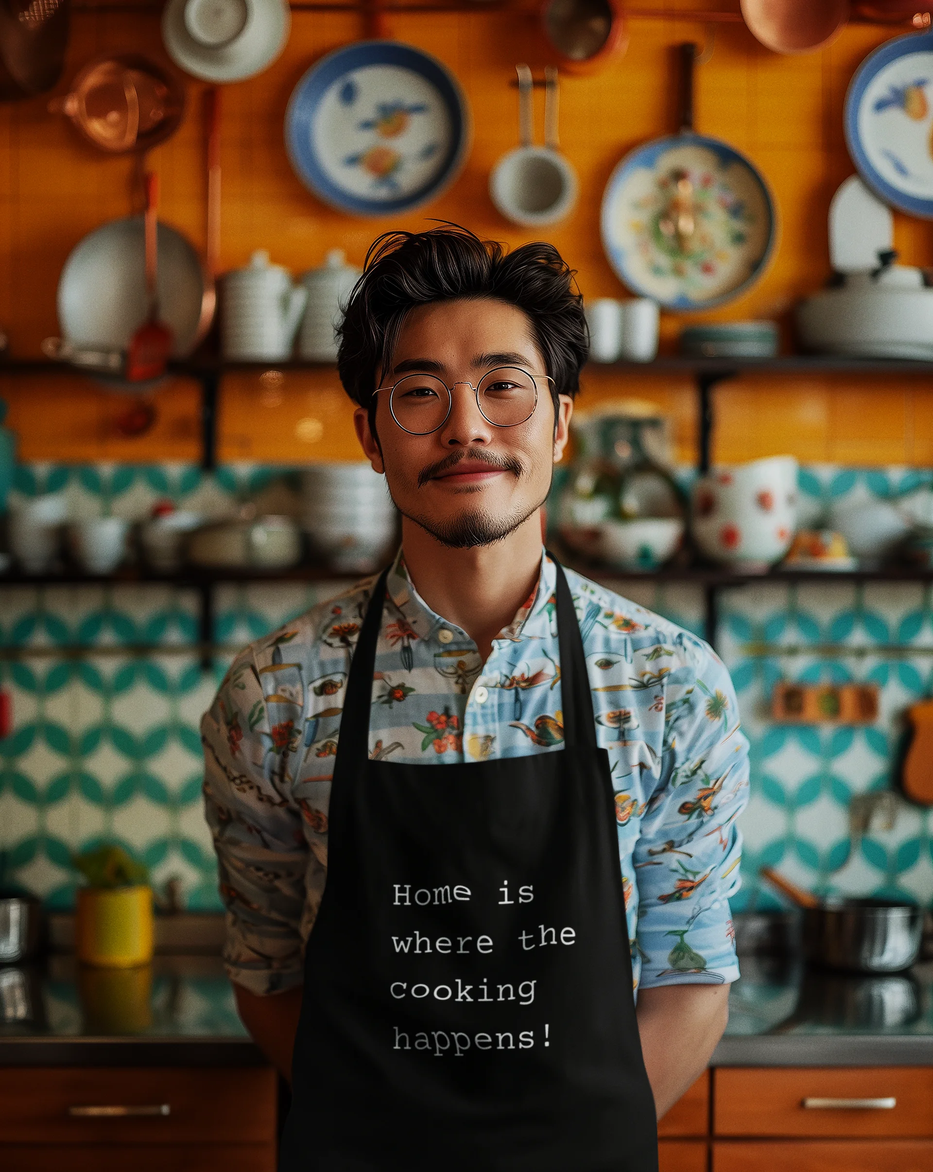 Home is where the cooking happens! 100% Organic Cotton Apron product image (1)