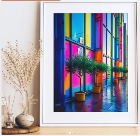 Coloured Facade Wall Art product image (1)