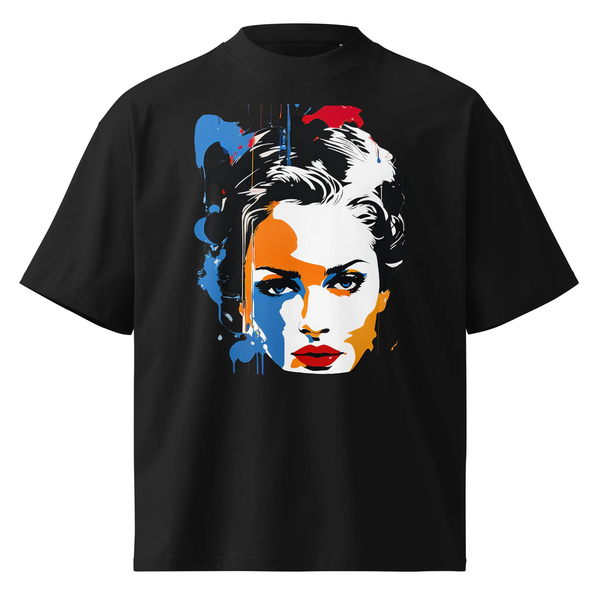 Abstract Girl - Stanley/Stella Unisex Organic Oversized T-Shirt SATU020 product image (2)