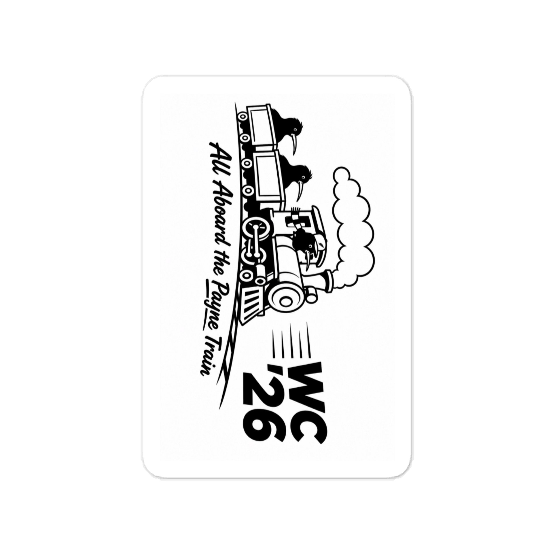 'All Aboard the Payne Train' Vinyl Sticker product image (1)
