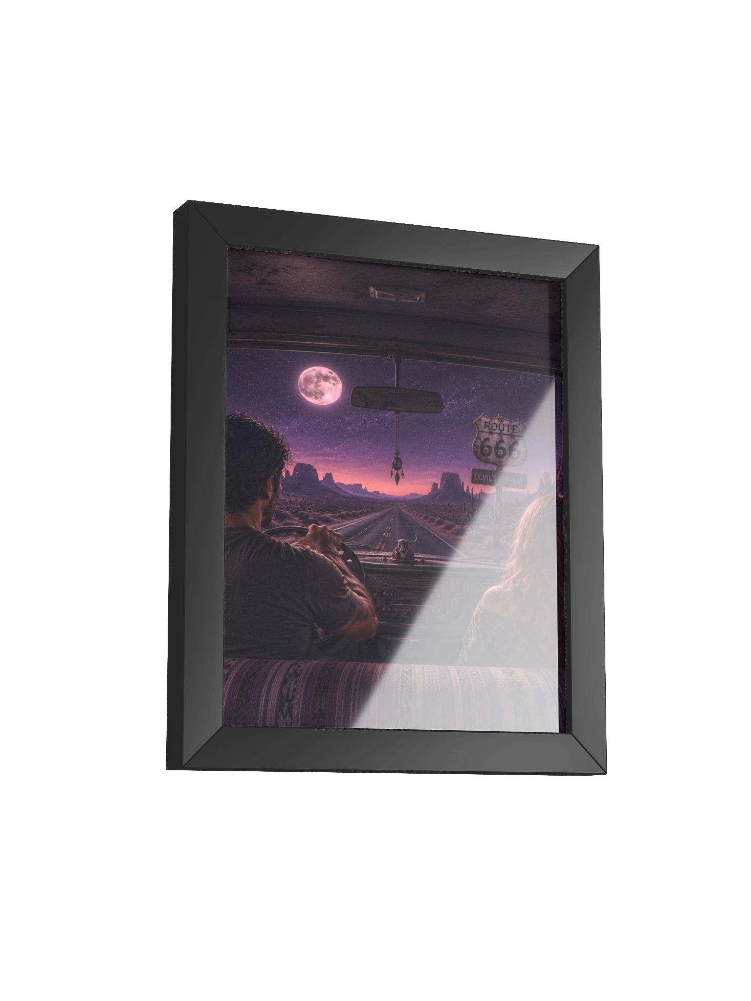 ROUTE 666 FRAMED PRINT product image (2)