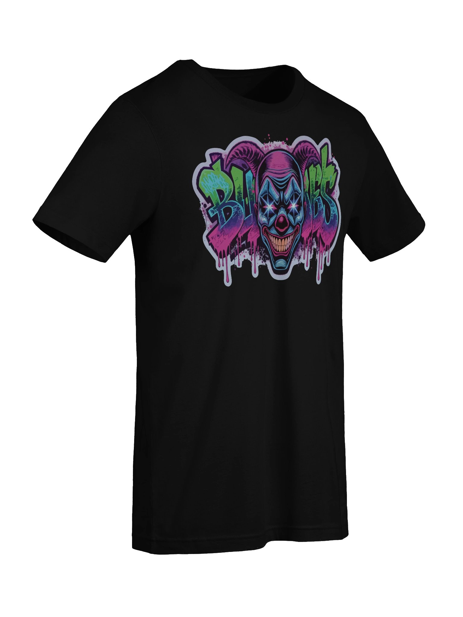 Sinister Clown Graffiti Tee - Unisex T-Shirt – Premium Printed T-Shirt for Everyday Casual & Streetwear product image (9)