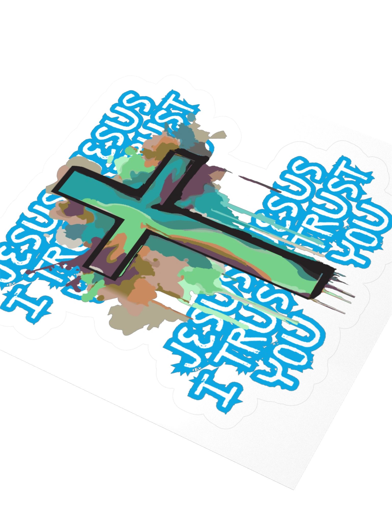 Jesus I Trust You Vinyl Sticker product image (3)
