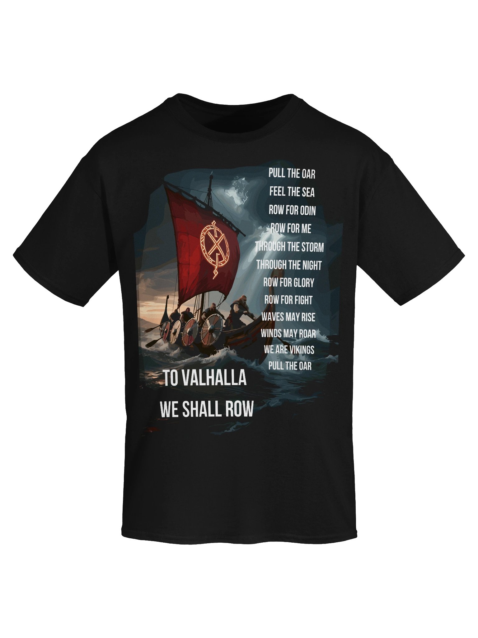 To Valhalla Viking Rowing T-Shirt product image (5)