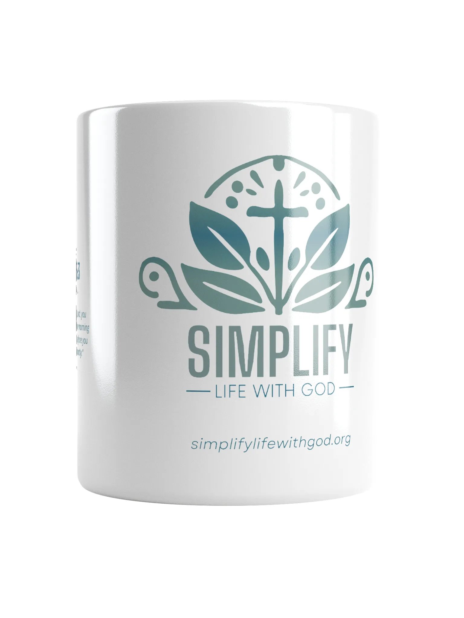 Simplify Life with God Morning Glory Mug product image (5)