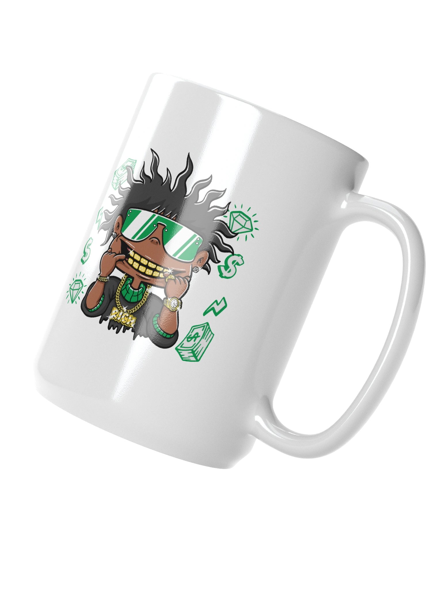 Ceramic Mug – Rich & Glamorous Modern Graphic Coffee Mug for Daily Use product image (3)