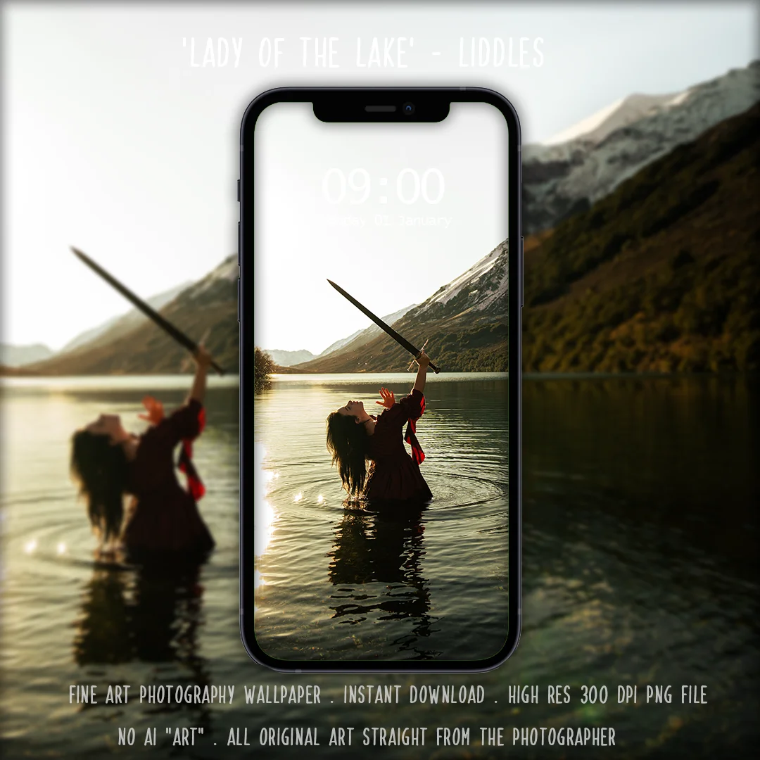 Lady of the lake by Liddles phone wallpaper product image (1)