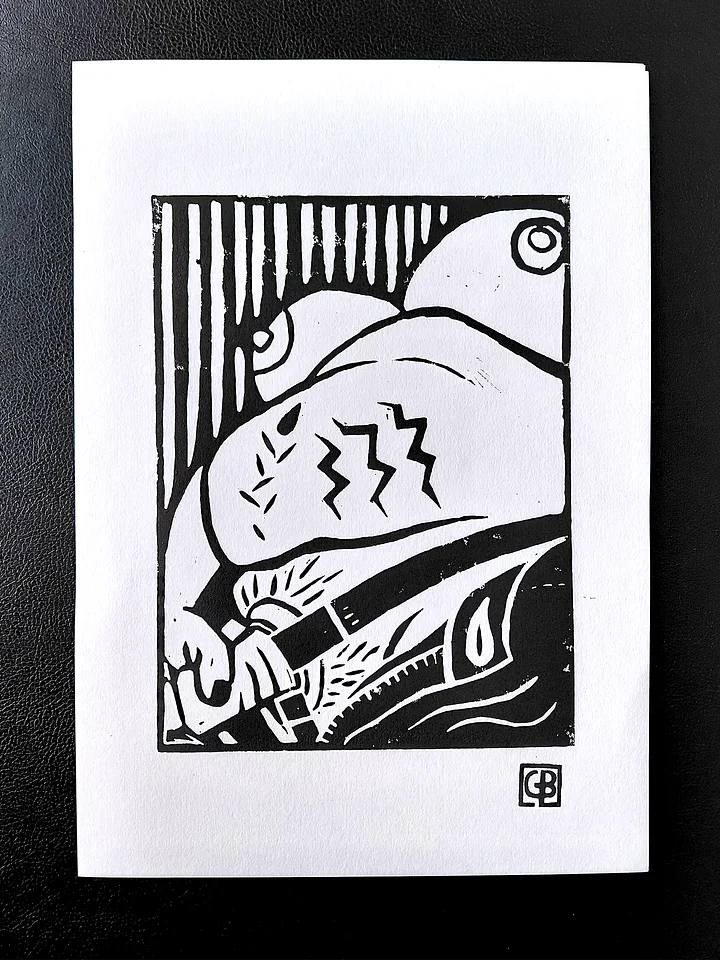 STRAP Lino Print product image (1)
