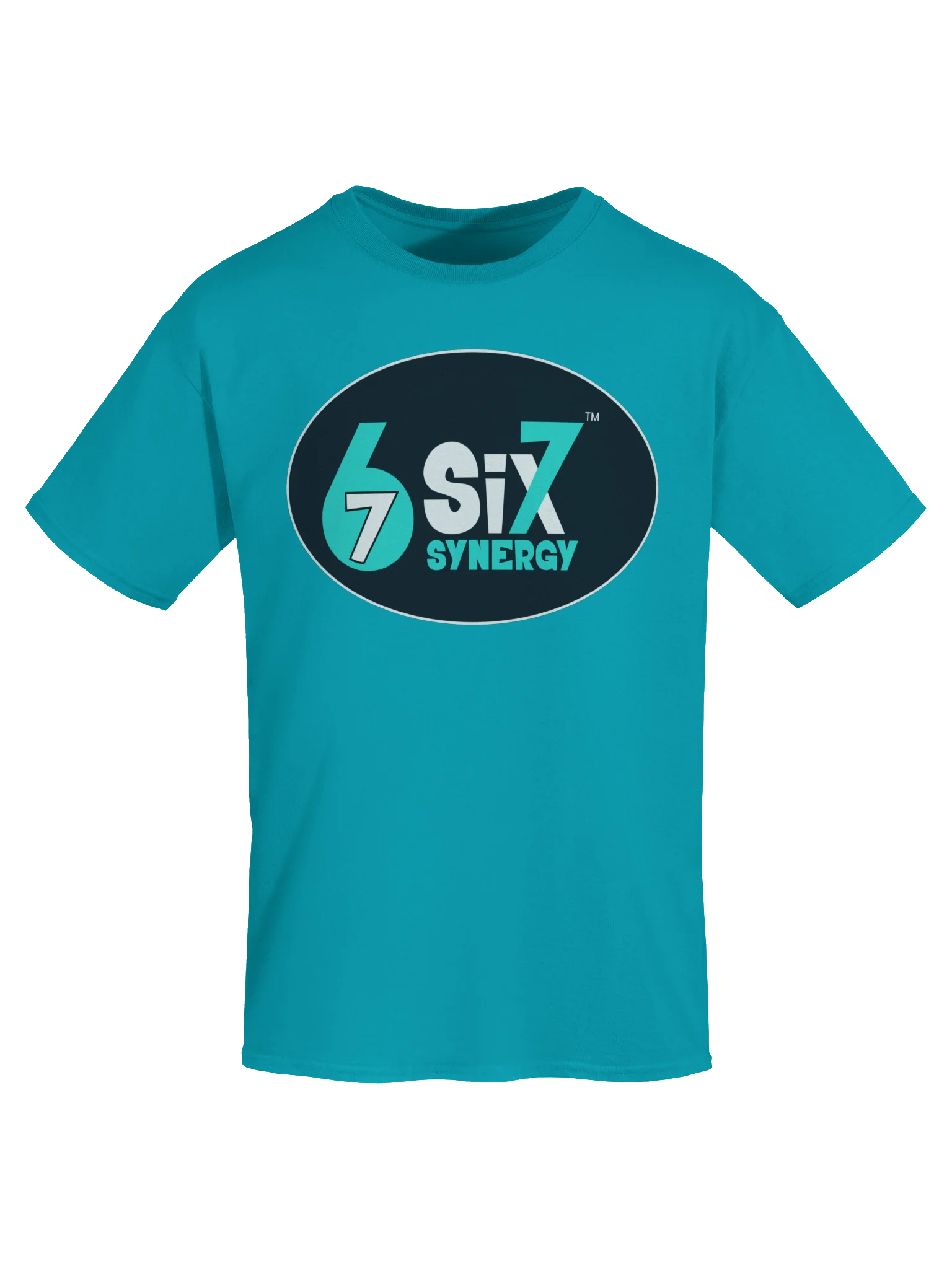Adult T-Shirt - Tropical Blue, Main Logo product image (5)
