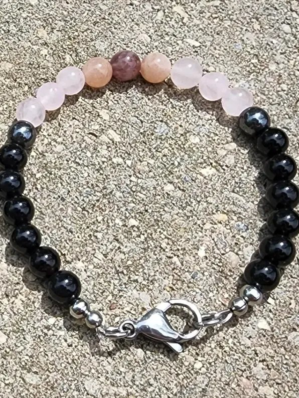 Sisterhood Bracelet • Auralite 23 and Sunstone product image (2)