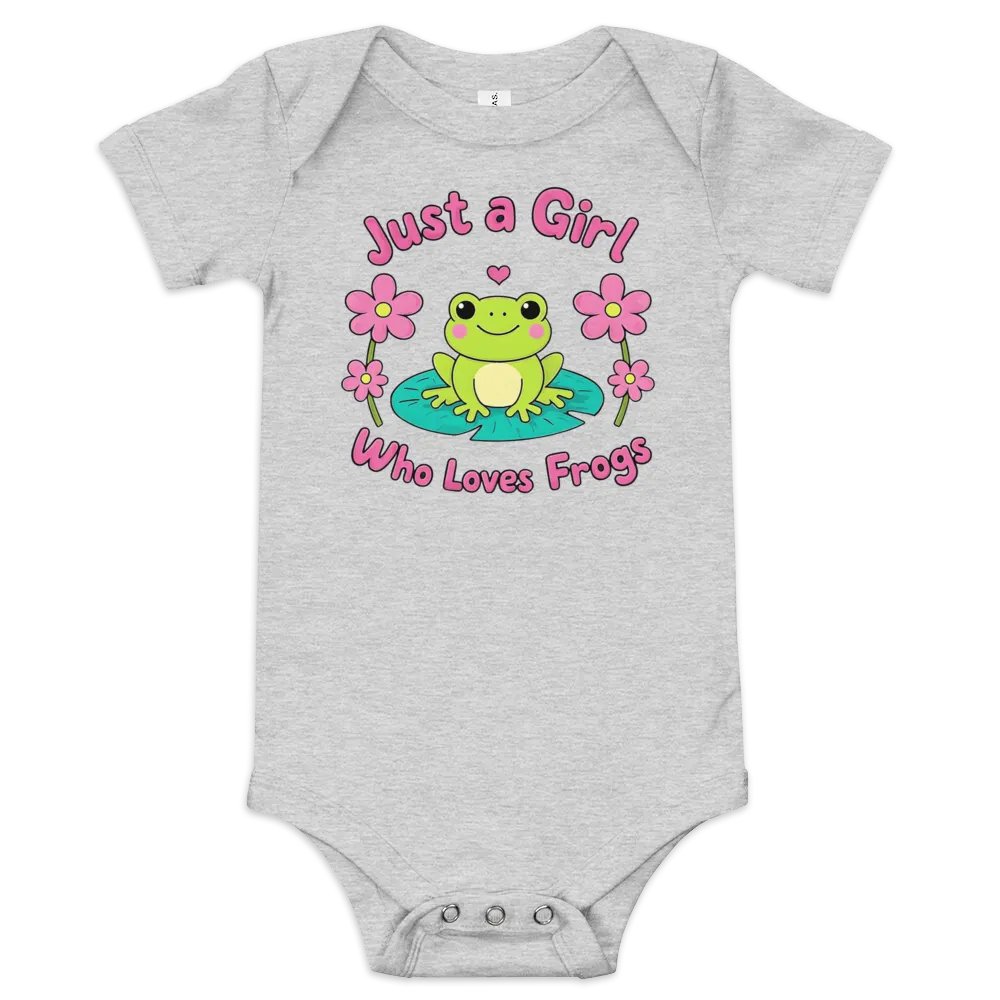 Froggy Love Baby Onesie Bella+Canvas (Baby) product image (1)