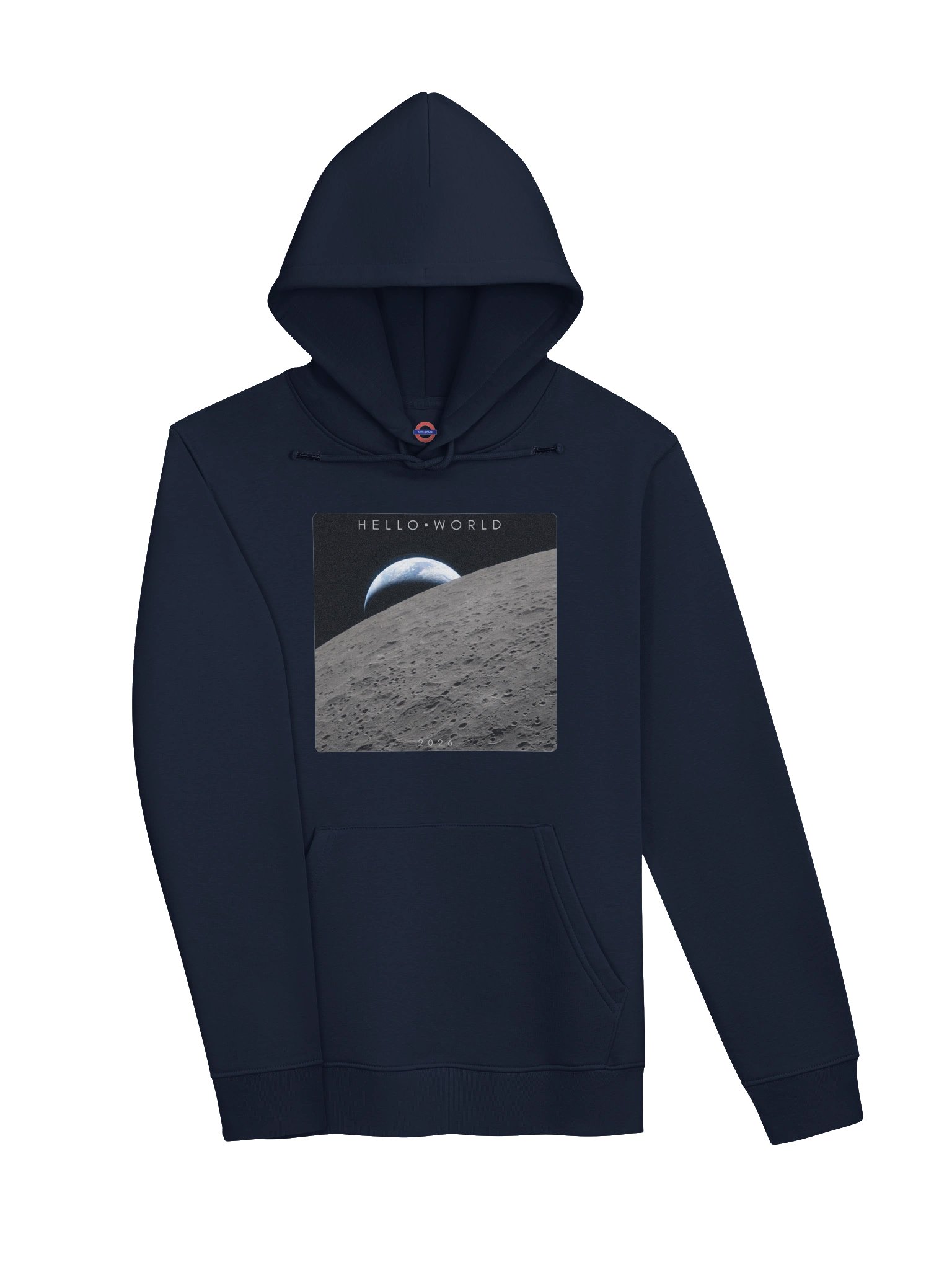 Hello World Earth Rising Above The Moon Hoodie product image (7)