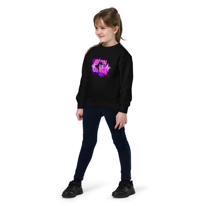 Born to Dance Her Silhouette Enigma Youth Sweatshirt product image (2)
