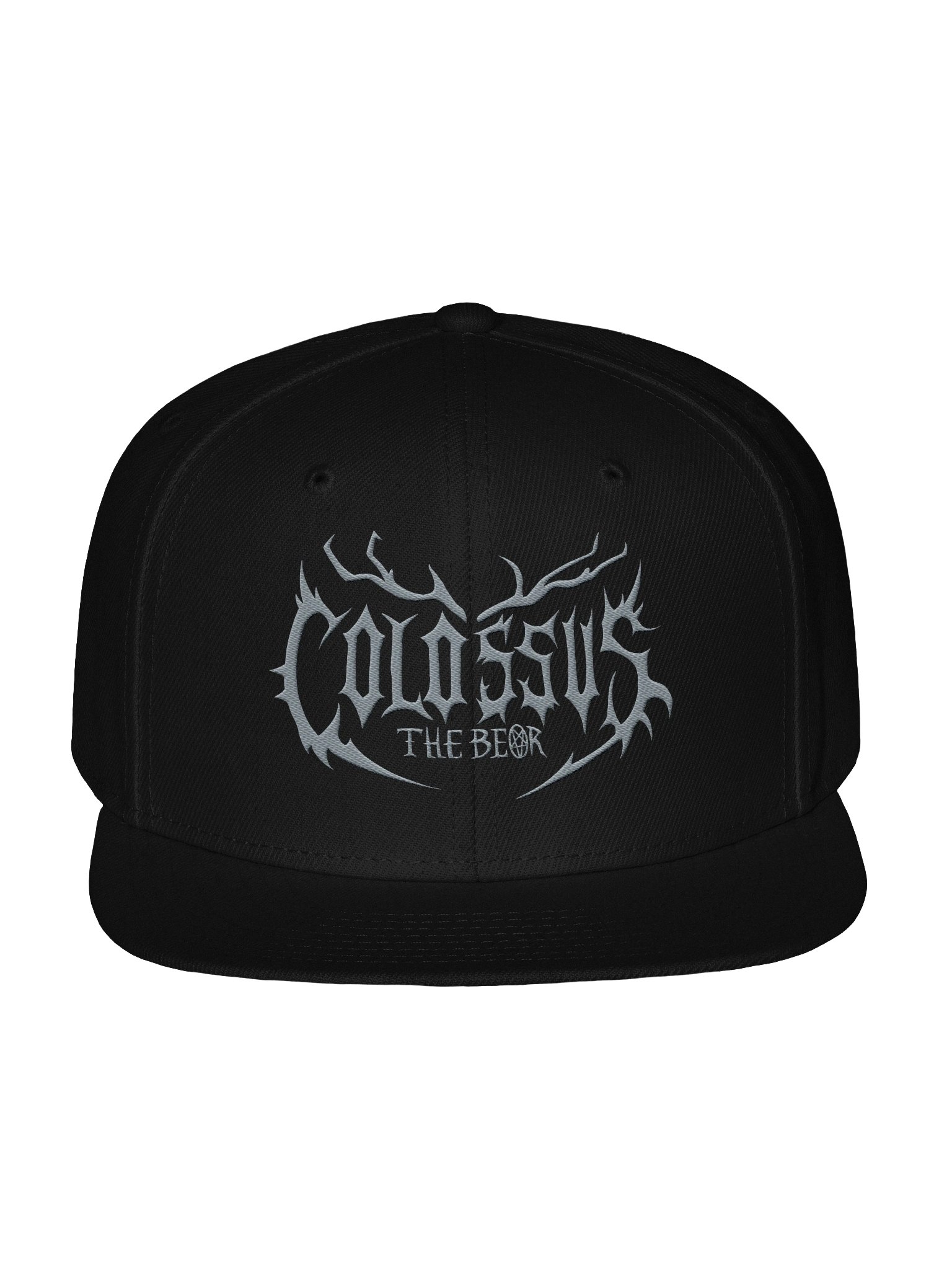 Colossus the Bear Snap Back Hat - Grey Logo product image (1)