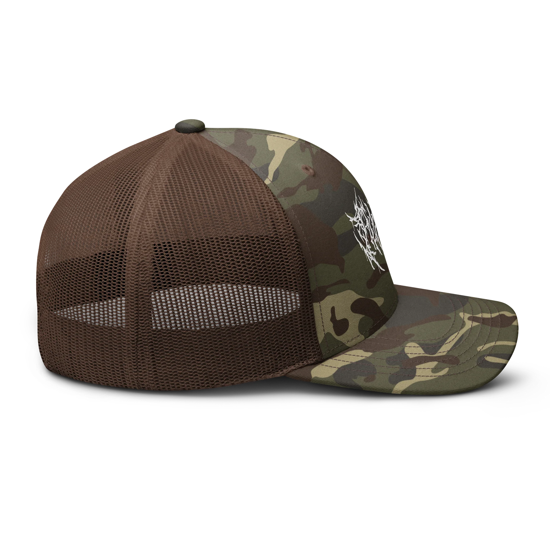 autism metal band logo trucker hat product image (11)
