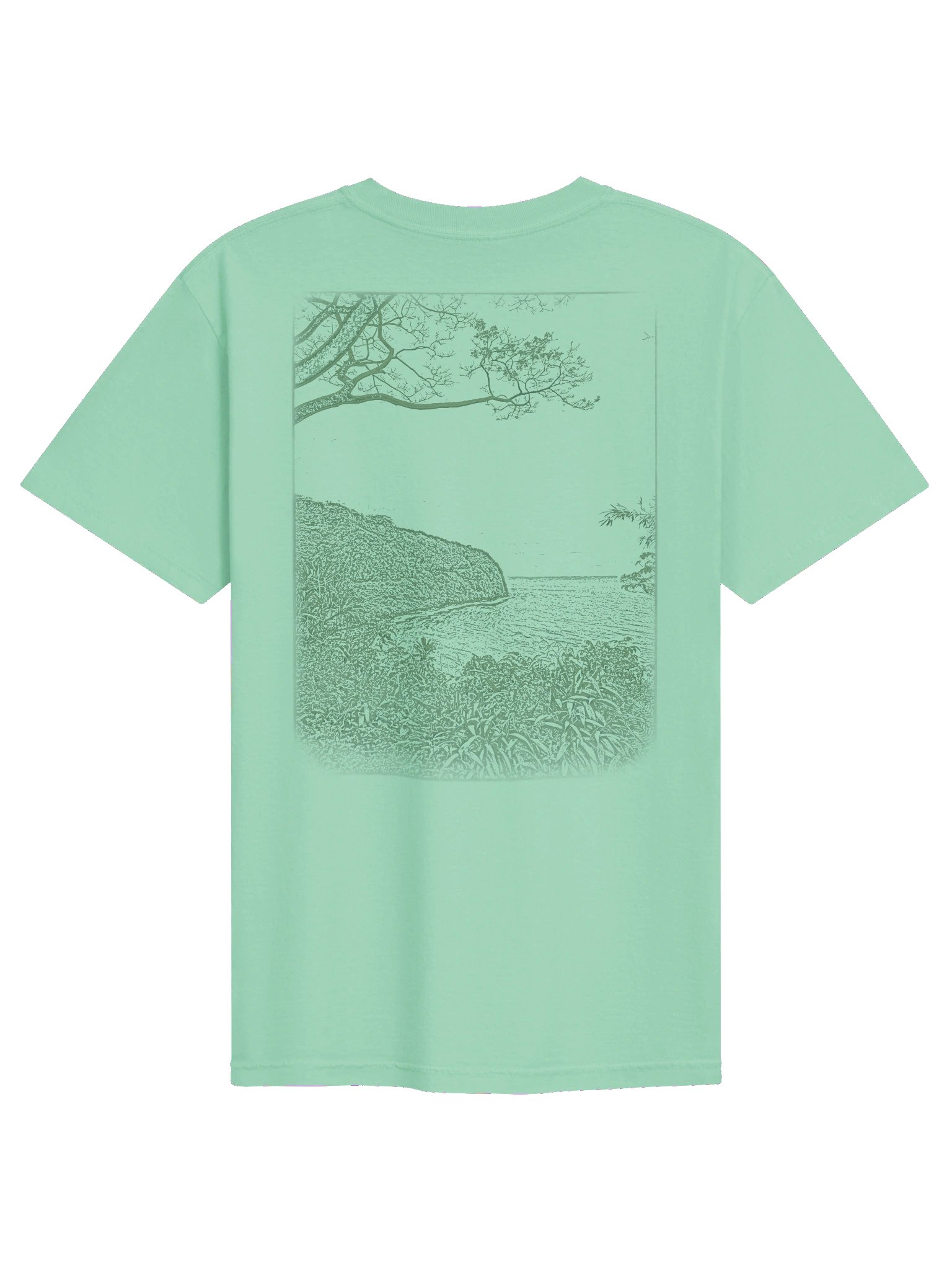 Coastal View Tee — Island Green product image (2)