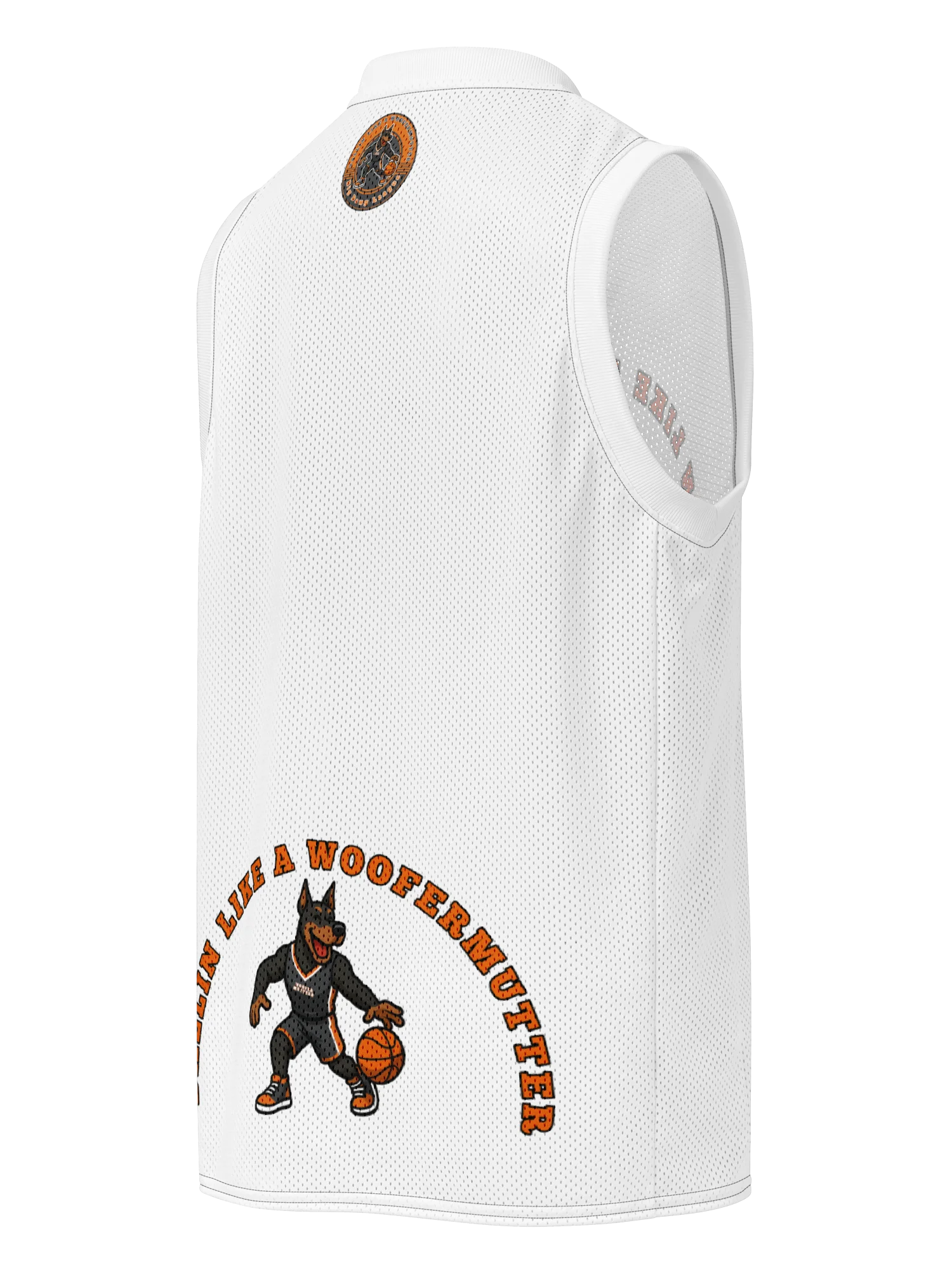 Ballin Like A WooferMutter™ Doberman Premium Basketball Jersey product image (4)