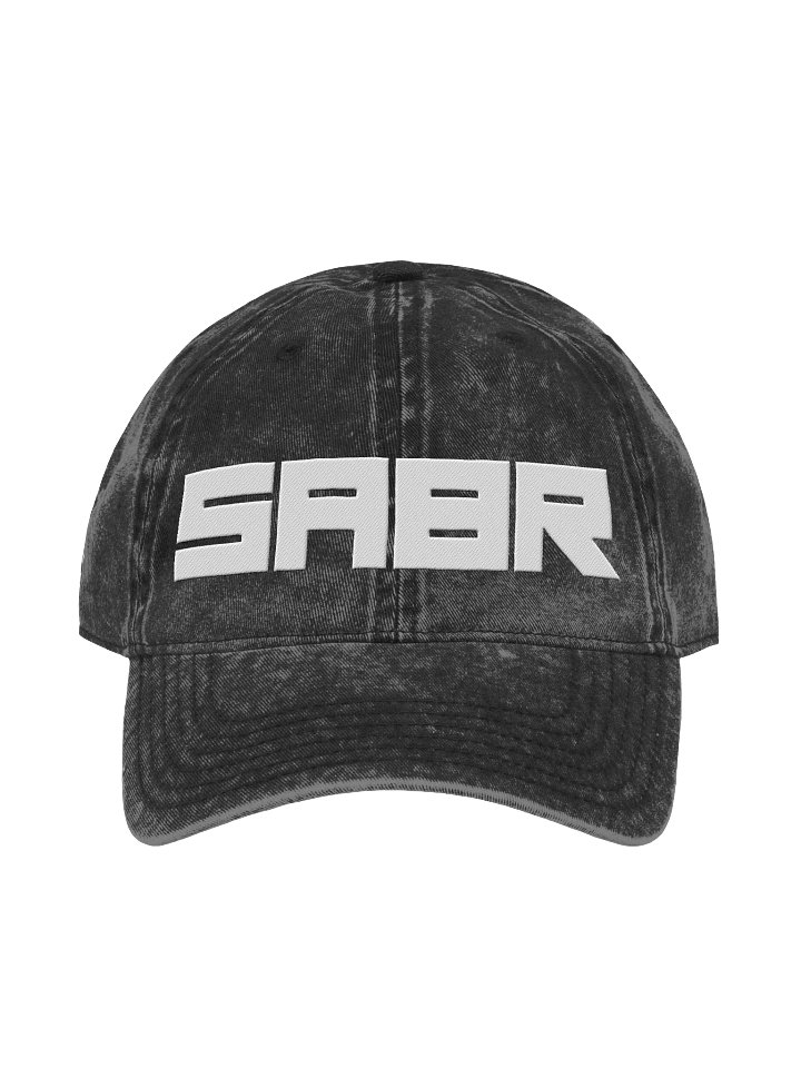 SABR White Logo 100% Cotton Vintage Baseball Hat product image (1)