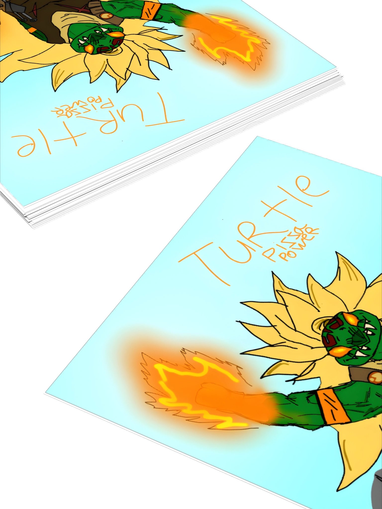 Super Saiyan Turtle Sticker product image (10)
