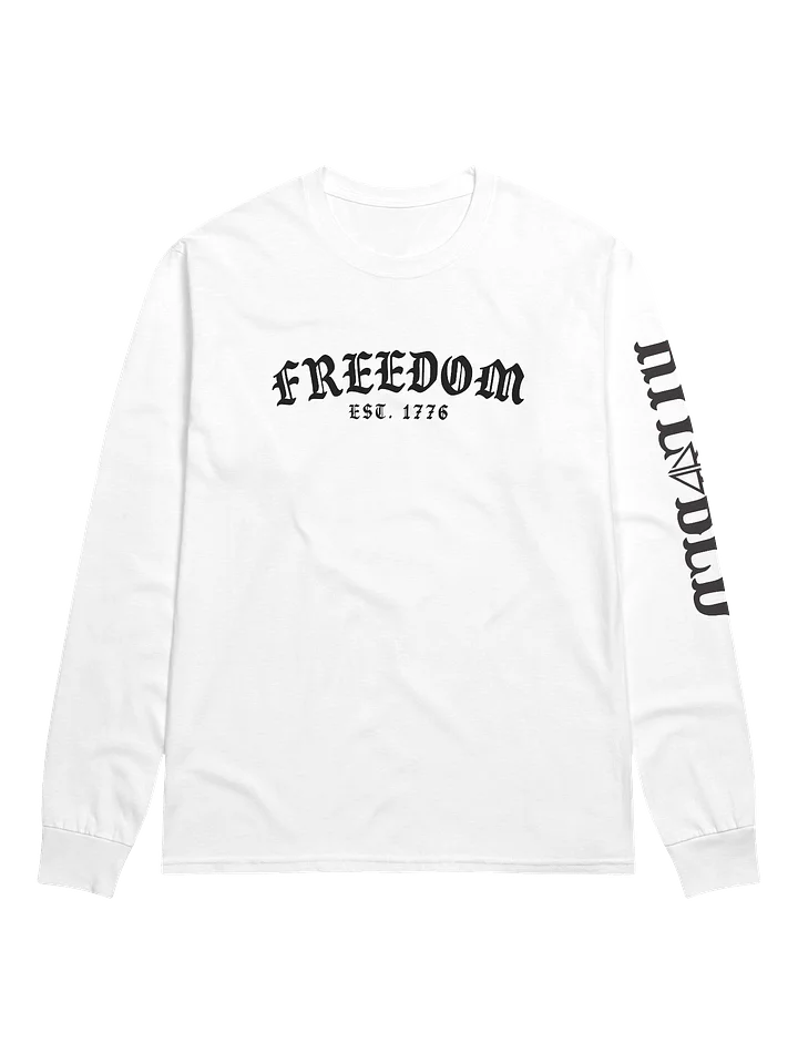 1776 LONG SLEEVE (BLACK LOGO) product image (1)