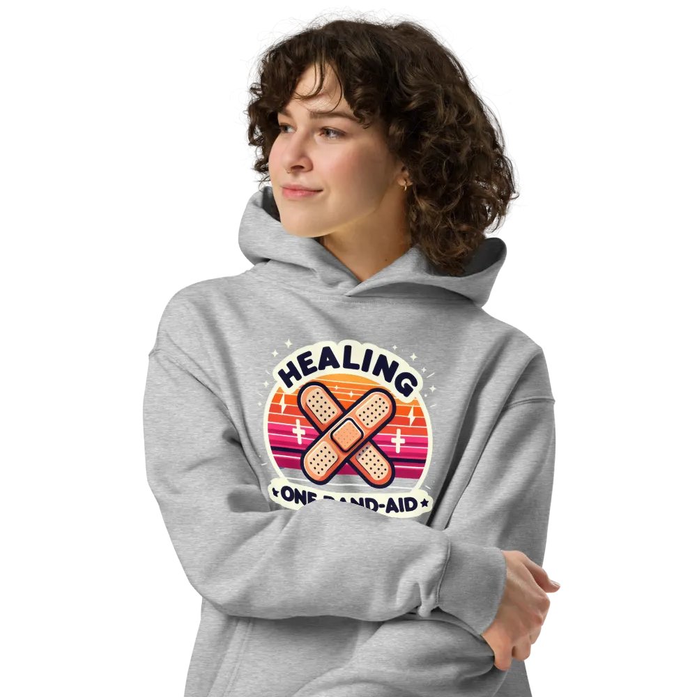 Healing One Band-Aid Unisex Hoodie product image (34)