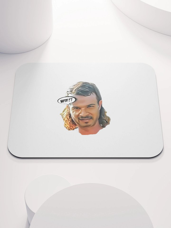 Milk Crate WTF!? Retro Face Mouse Pad product image (1)