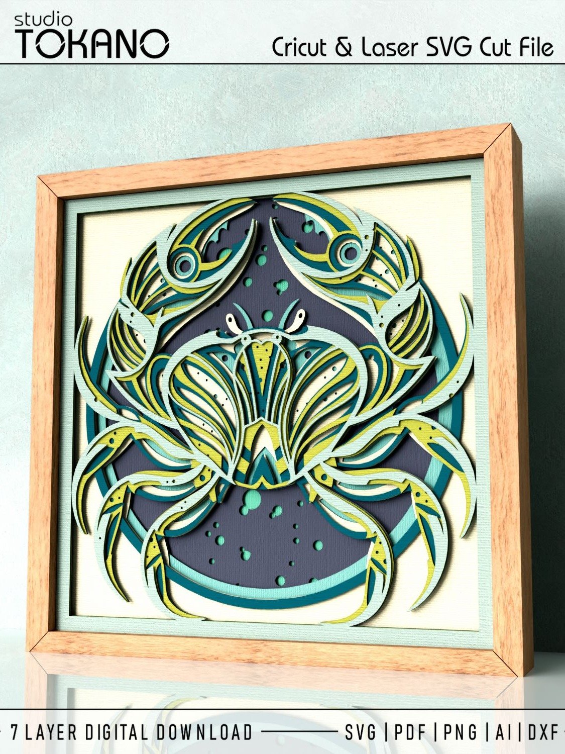 Crab Shadow Box product image (3)