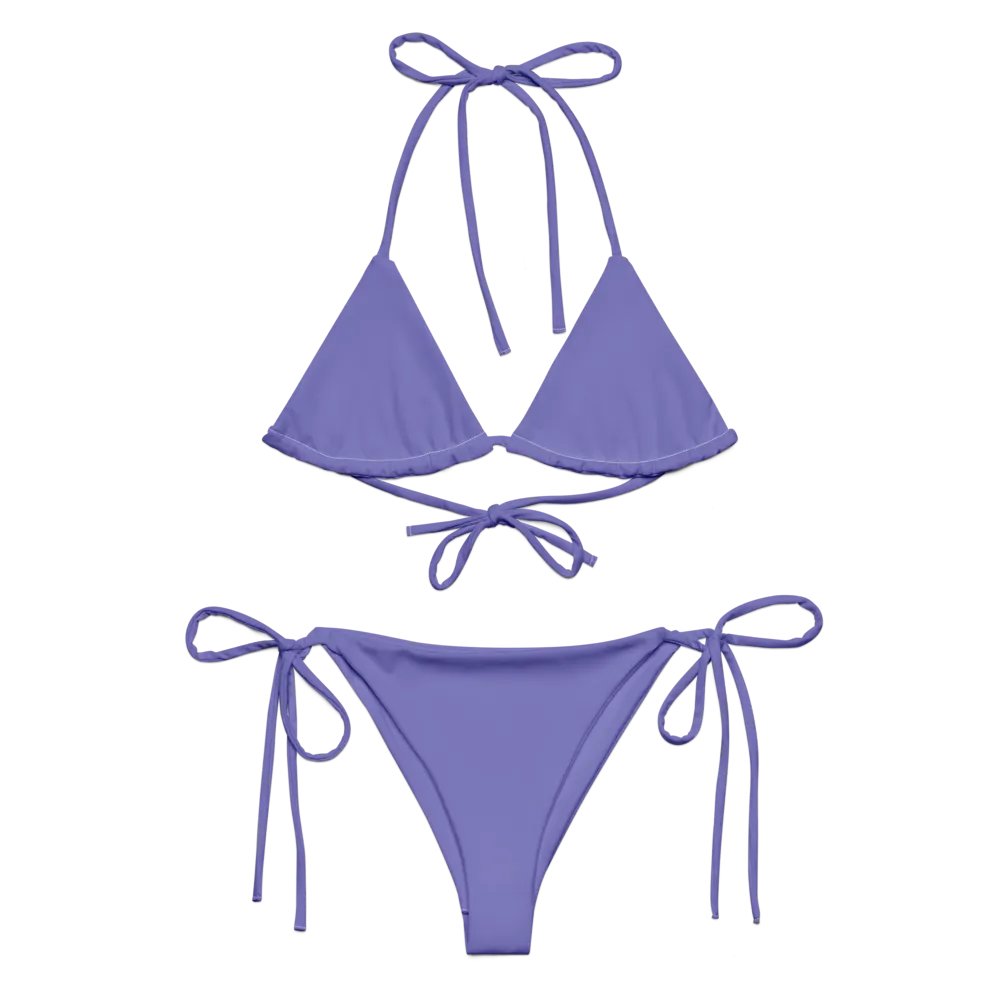 Moody Blue Recycled String Bikini product image (1)