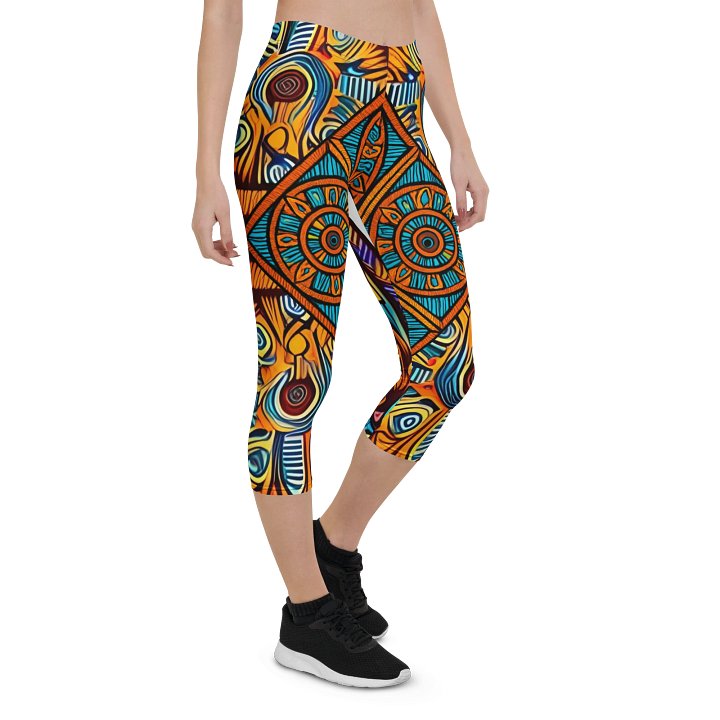 ''Philius Apparel'' All-Over Print Capri Leggings product image (1)