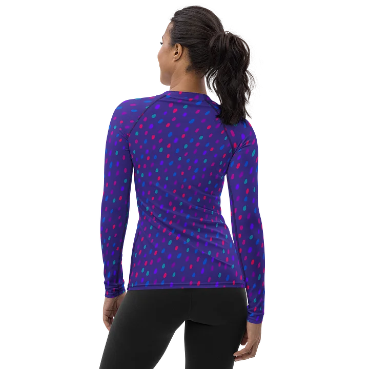 Vibrant Dots Womens Rash Guard Athletic Sportswear product image (2)
